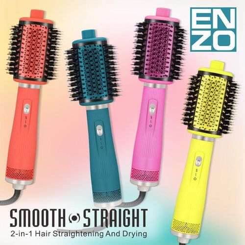 Brosse Chauffante Smooth Straight 75mm Macaron